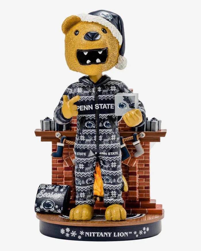 The Nittany Lion Penn State Nittany Lions Holiday Mascot Bobblehead NCAA College - Image 1 of 1