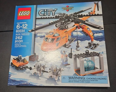 LEGO City 60034 Arctic Helicrane — снят с производства 2014 года — ЗАПЕЧАТАННЫЙ - Изображение 1 из 4