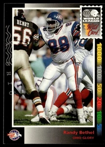 1992 Wild Card WLAF Randy Bethel Ohio Glory #39 - Picture 1 of 2