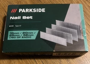 Parkside Nail Set - Type 47 - For Stapler PAT 20-Li A1 - 3000 Nails - Picture 1 of 5