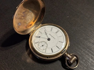 1888 Hampden Model 3 11 Jewels 206 Grade - Dueber G.F. Case - Image 1 of 4