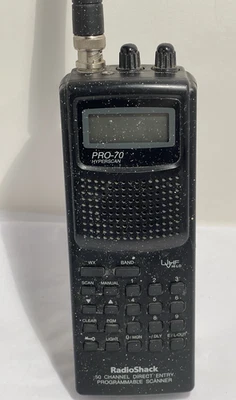Great Working Radio Shack Cat# 20-310 PRO-70 50-Channel Programmable Scanner - Image 1 of 4