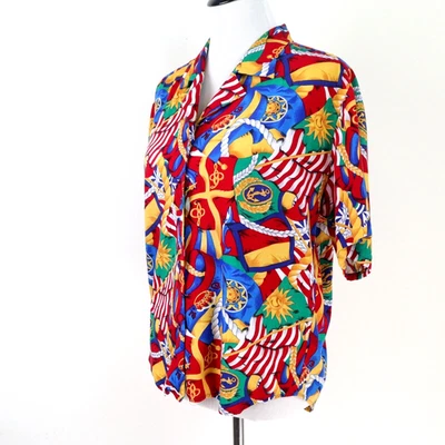 Pendleton Vintage Años 80 Talla 10 Estampado Novedad Estampado Náutico Foto 1 de 4