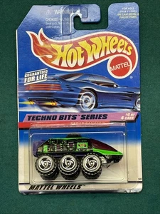 Hot Wheels 1998 Techno Bits Series #692 Radar Ranger Green con ORSB. - Foto 1 di 5
