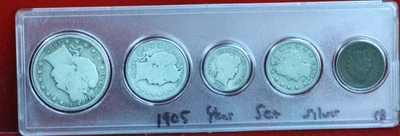 1905 United States Silver Year Set - Image 1 of 2