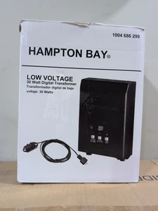 Hampton Bay Low-Voltage 30-Watt Landscape Lighting Transformer with Dusk to Dawn - Picture 1 of 1