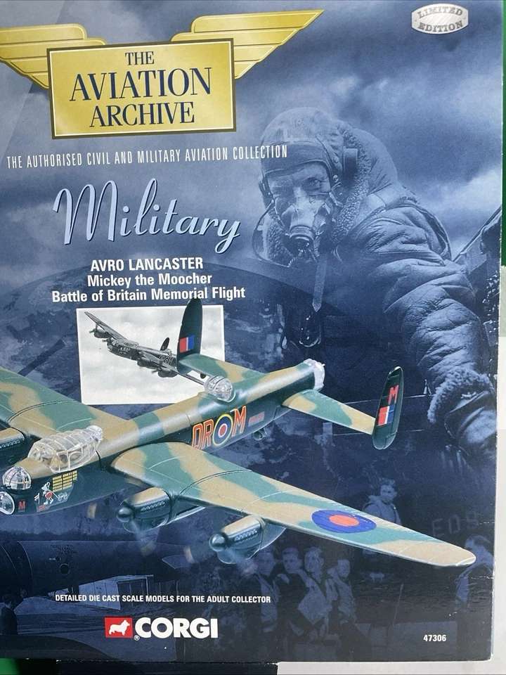 Corgi Aviation Arc. Mickey The Moocher Battle Of Britain Mem. Flight w/orig. box - Image 1 of 4