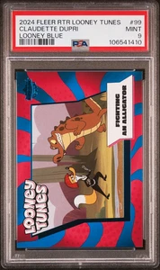 2024 FLEER RETRO LOONEY TUNES LOONEY BLUE #99 CLAUDETTE DUPRI PSA 9 - Picture 1 of 2