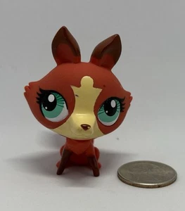 Littlest Pet Shop 3298 Red Fox Brown Tan Blue Eyes LPS - Picture 1 of 10