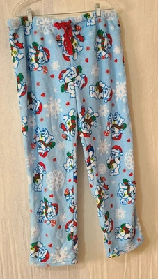 Womens Sz XXL CARE BEARS Pajama Pant Sleep Lounge Fleece Soft Christmas NOS 2012 - Image 1 of 4