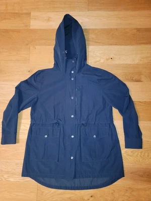 Chaqueta para mujer J.CREW perfecta chaqueta con capucha azul marino pequeña cordones Foto 1 de 4