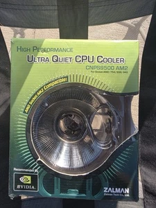 ZALMAN Ultra Quiet CPU Coller CNPS9500 AM2 Socket. NEW! AM2/754/939/940 - Picture 1 of 2