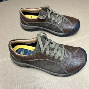 Keen Presidio Women's Size 8.5 Wide Nubuck Leather Lace Up Athletic Hiking - Picture 1 of 22