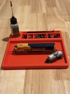 N Scale Train Build Plate, Setup Plate, Work Station, Model Railroad - Image 1 of 2