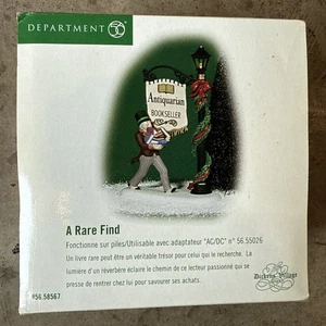 Department 56 Dickens' Village Series a Rare Find Lighted Figurine 58567 - Picture 1 of 4