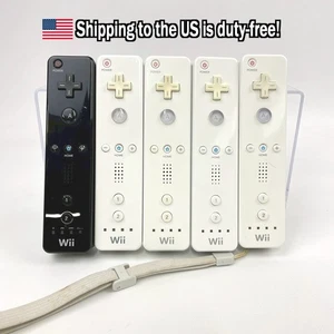Lot of 5 Nintendo Wii Controller Authentic OEM Wii Remote Motion Plus Works 47 - Picture 1 of 17