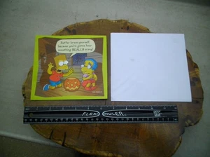 2008 Hallmark Simpsons Halloween Bart Milhouse sprechender Sound Grußkarte - neu - Bild 1 von 3