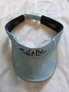 Salt Life blaue Sonnenblende Unisex verstellbar Einheitsgröße blaue Handflächen - Bild 1 von 6