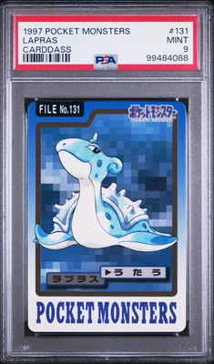 PSA 9 Lapras 131 Carddass Mint Pokemon Card Vending 1997 Pocket Monsters - Image 1 of 2
