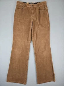Pantalones vintage Liz Claiborne para mujer 4 29x30 marrón pierna ancha pana cottagecore - Imagen 1 de 9