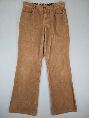 Vintage Liz Claiborne Pants Women's 4 29x30 Brown Wide Leg Corduroy Cottagecore - Image 1 of 4