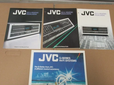JVC Equalizer EQ SEA80 SEA70 SEA60 SEA40 & more Original 4 Brochure Catalogue - Image 1 of 4
