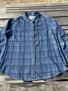 CAMISA VAQUERA ESTILO NORTE BOTÓN DELANTERO TALLA L - Imagen 1 de 6