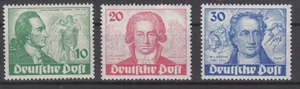 1949 Goethe Mi 61-63 ** mit 30 Pf Plattenfehler I Luxus! - Bild 1 von 1