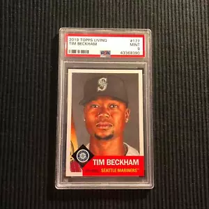 2019 TOPPS LIVING SET #177 TIM BECKHAM *PSA 9 MINT* SEATTLE MARINERS - Picture 1 of 2