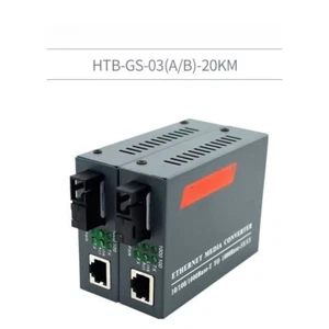 Premium 100/1000Mbps Ethernet to SC Fiber Optic Media Converter Transceiver - Picture 1 of 8
