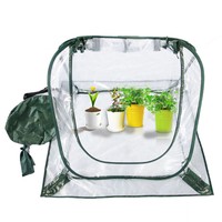 Walk In Greenhouse PVC Cover Outdoor Garden Shade Green Plant Hot House Shed AB