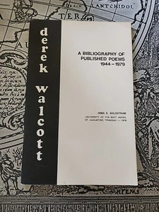 Irma E. Goldstraw, Derek Walcott: A Bibliography of Published Poems,  1944-1979 - Picture 1 of 7