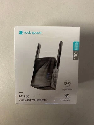 Rock Space AC 750 WiFi Repeater Extender - Image 1 of 2