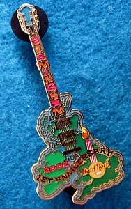 GUITARRA BIRMINGHAM 1er ANIVERSARIO ISLAS BRITÁNICAS MAPA COUNTRY PIN Hard Rock Café - Imagen 1 de 1
