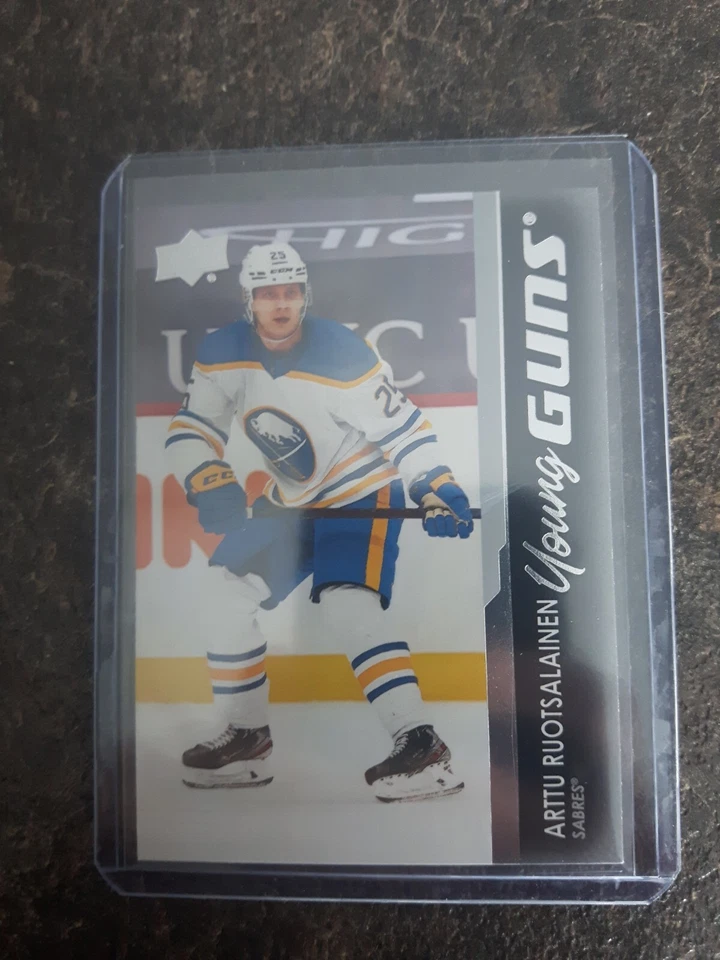 2021-22 Upper Deck Series 1 Young Guns Arttu Ruotsalainen YG RC Card# 221 - Image 1 of 2