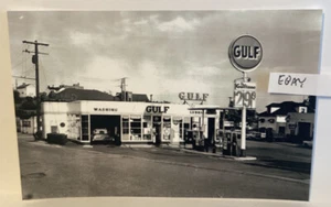 FRÜHE GRÜNESBURG PA. SELTENE GOLF 29,9 ¢ TANKSTELLE AM LINCOLN HIGHWAY NEUE POSTKARTE - Bild 1 von 1