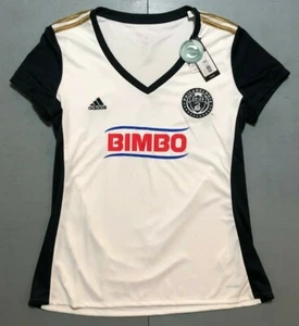 Maglia calcio MLS Philadelphia Union Adidas donna piccola vendita al dettaglio $85 - Foto 1 di 5