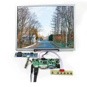 HD DVI VGA LCD Driver Board 15inch 1024X768 LCD Screen 1000nit Outdoor Display - Picture 1 of 6