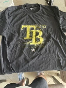Tampa Bay Rays New Era Black Yellow ASG 2022 T-Shirt Men’s XL MLB dc7 - Picture 1 of 3