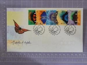 Australian Stamps First Day Cover 3 Sept 1998 Butterflies of Australia 5 stamps - Picture 1 of 2