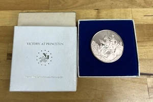 Victory at Princeton 1777 New Jersey Bicentennial Solid Bronze w/Box - Picture 1 of 6
