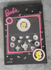 VTG Barbie 35th Anniversary Miniature Nostalgic China Tea Set - Picture 1 of 3