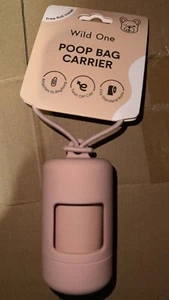 Wild One Dog Puppy Pink Poop Bag Refill Carrier - Picture 1 of 2