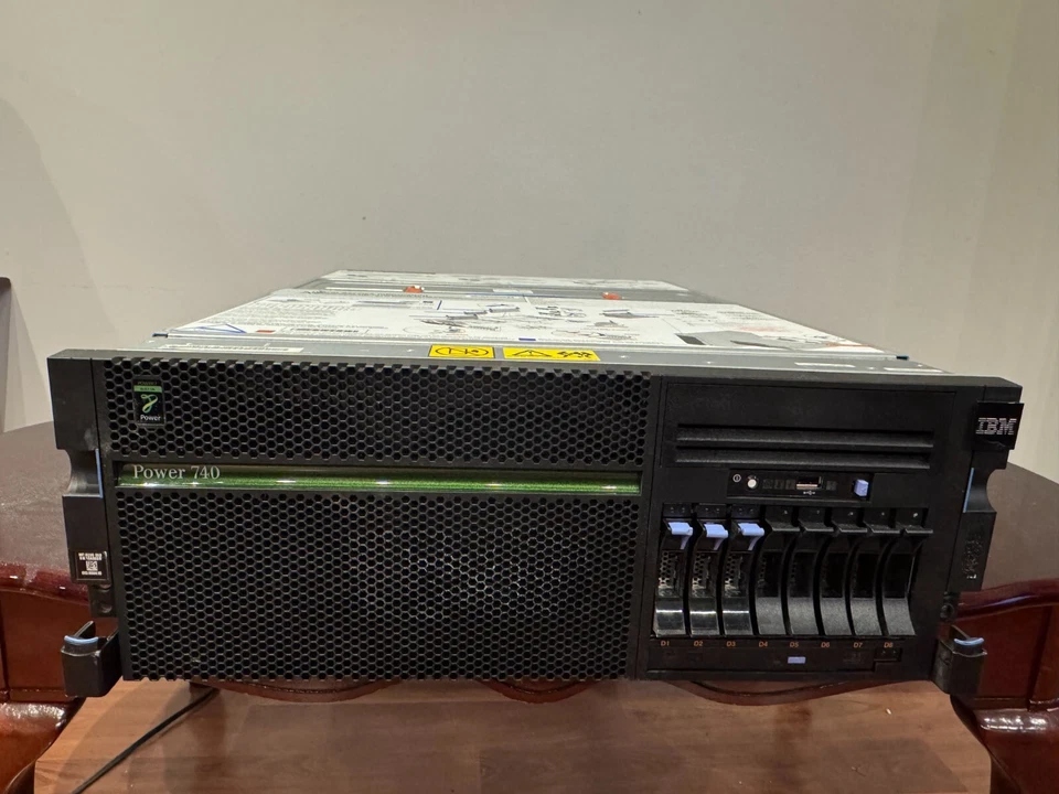 IBM Power 740 Express Server 8205-E6C 2x 0E7358 3.55GHz 12C 3x139GB 128GB RESET - Image 1 of 2