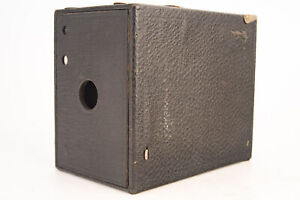 Caméra boîte à film antique 116 rouleaux Ansco No 2A Buster marron FONCTIONNE V28