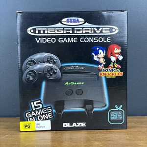 Sega Mega Drive Console Blaze Atgame Includes 15 Games 2008 Tested Read Descript - Picture 1 of 8