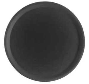 Cambro Camtread Fiberglass Round Tray Black, 11" Diameter | 1 Each - Picture 1 of 1