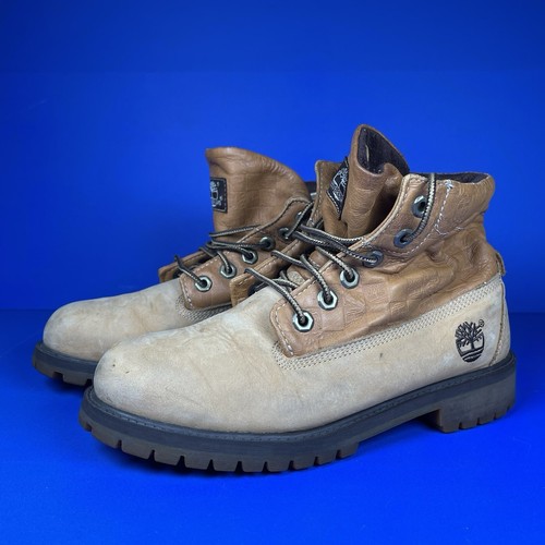 Timberland Stivali Pelle Roll Top Grano Nubuck 22918M Uomo Taglia 5 5M