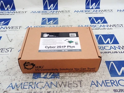 New SIIG JJ-P21012-S6 Cyber 2S1P Plus Serial & ECP/EPP Parallel I/O Card - Image 1 of 4