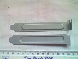 2 x Full height ISA / PCI metal expansion slot blanking plate - USED - C - Bild 1 von 2